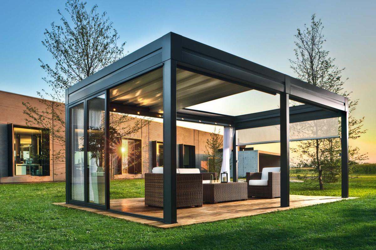 Tende da esterno Tenda con struttura in alluminio